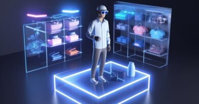 Holografische Displays Marketing Werbung