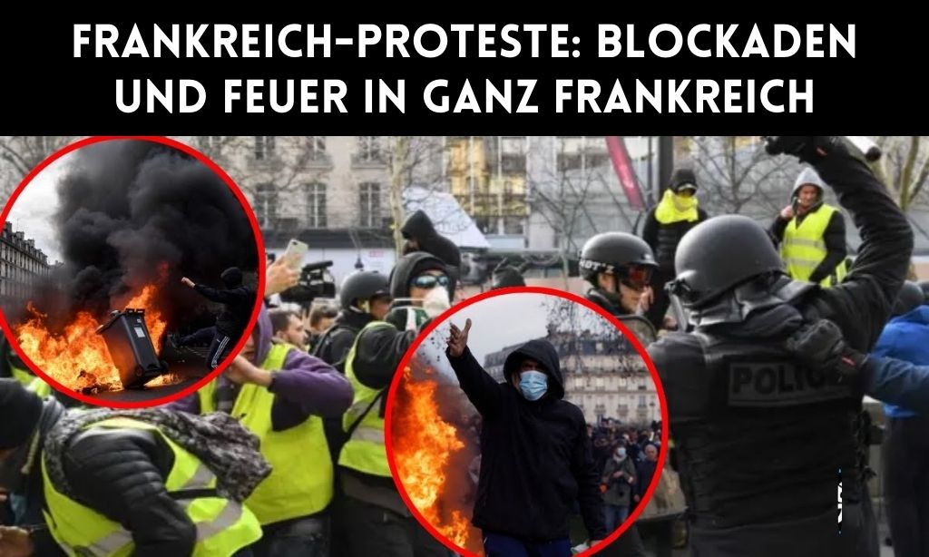 Frankreich-Proteste Blockaden