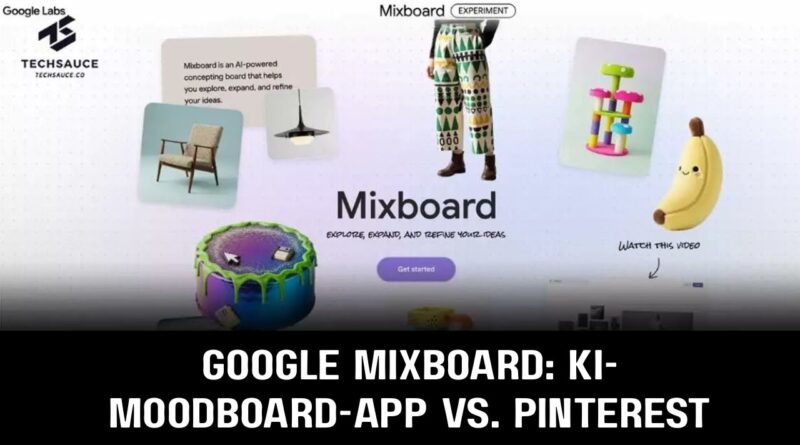 Google Mixboard KI Moodboard-App Pinterest-Alternative