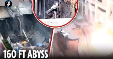 riesiges sinkhole bangkok