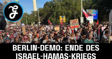 Berlin Demonstration Gaza Krieg