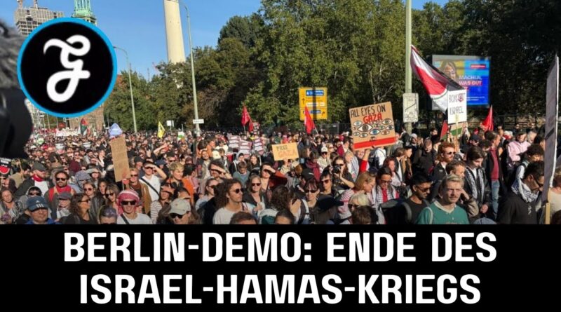 Berlin Demonstration Gaza Krieg