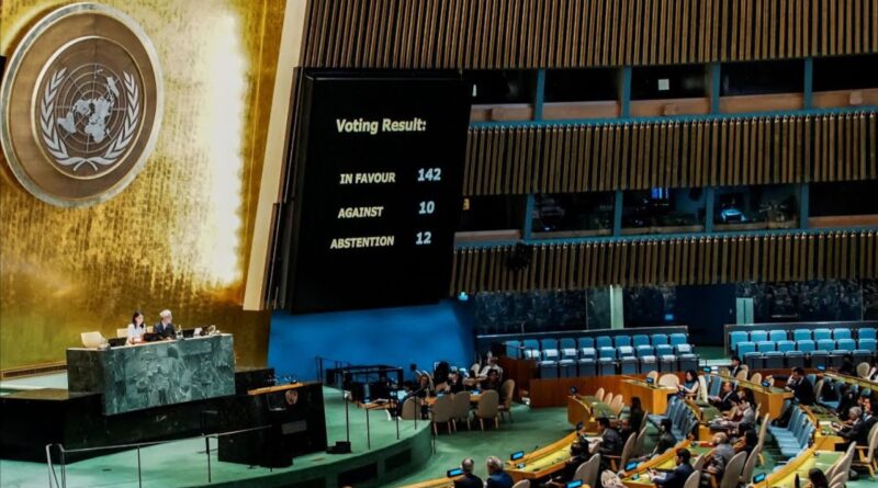 un-generalversammlung palästinensischer staat ohne hamas