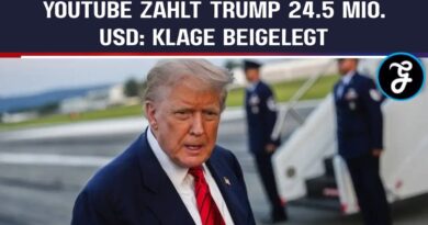 YouTube zahlt Trump 24.5 Mio