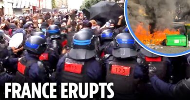 Frankreich-Proteste Blockaden