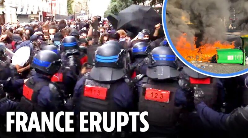 Frankreich-Proteste Blockaden