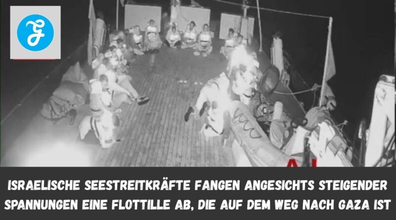 gaza hilfsflottille abgefangen israel