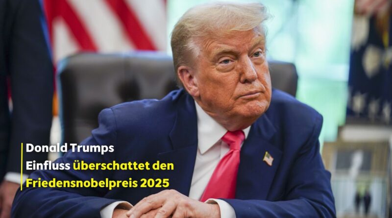 Trumps Einfluss Friedensnobelpreis 2025