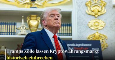 Trumps Zölle Kryptowährungsmarkt