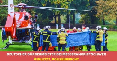 deutscher Bürgermeister Messerangriff