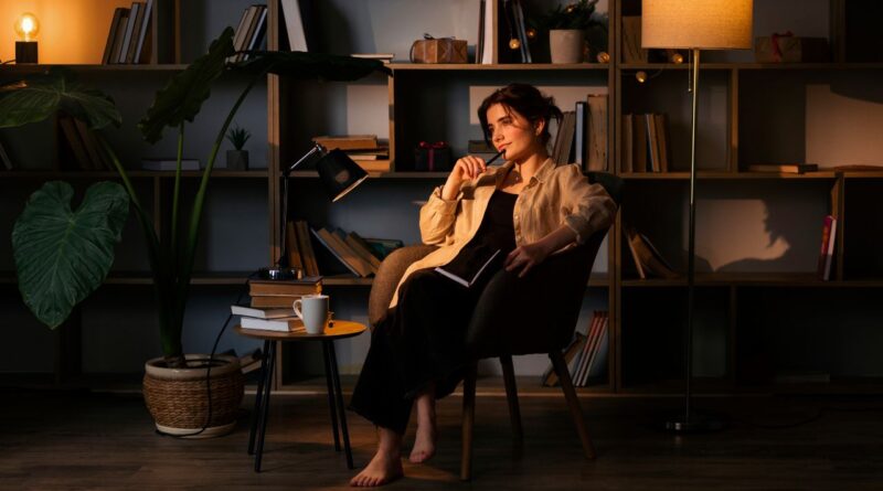 Dark Academia Zuhause-Stil