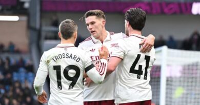 Arsenal 20 Burnley Premier League