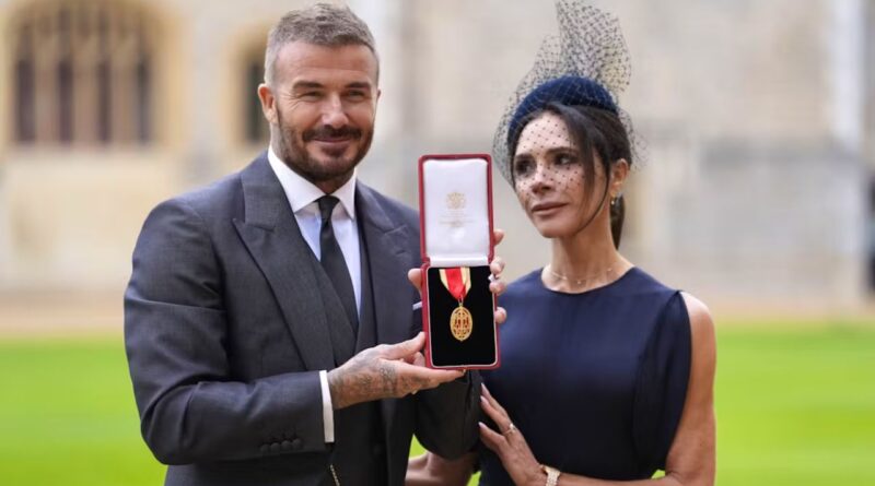 David Beckham Ritterschlag König Charles III.