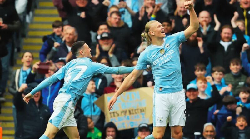 haaland doppelpack man city bournemouth 3-1