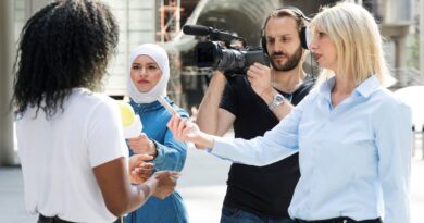 Filmstar-Interviews und Unterhaltungstrubel