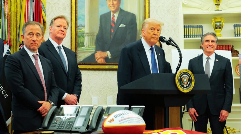 trump commanders stadion namenswunsch