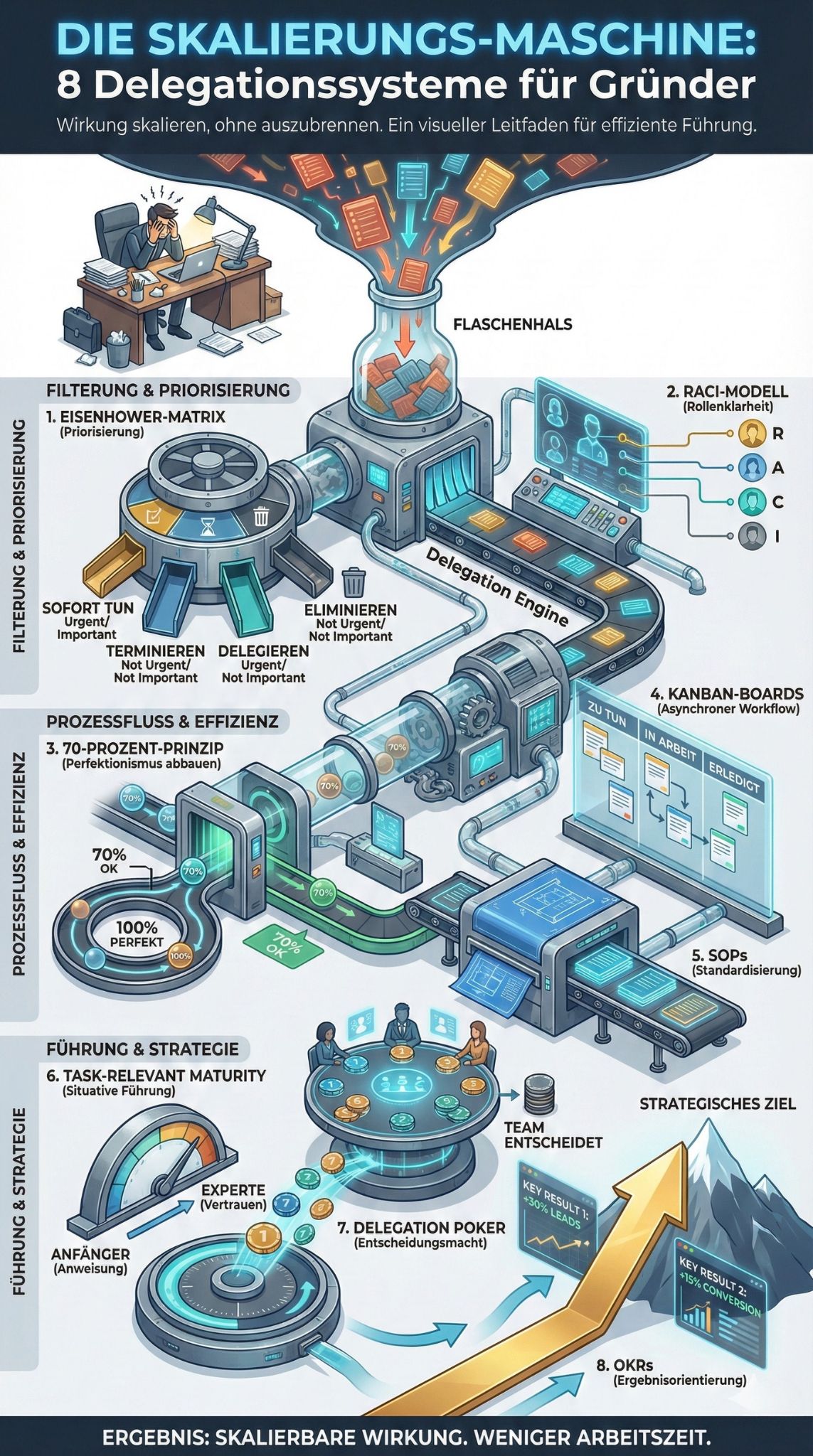 Delegationssysteme für Gründer