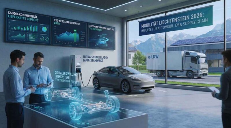 Automobil EV Lieferkette Liechtenstein