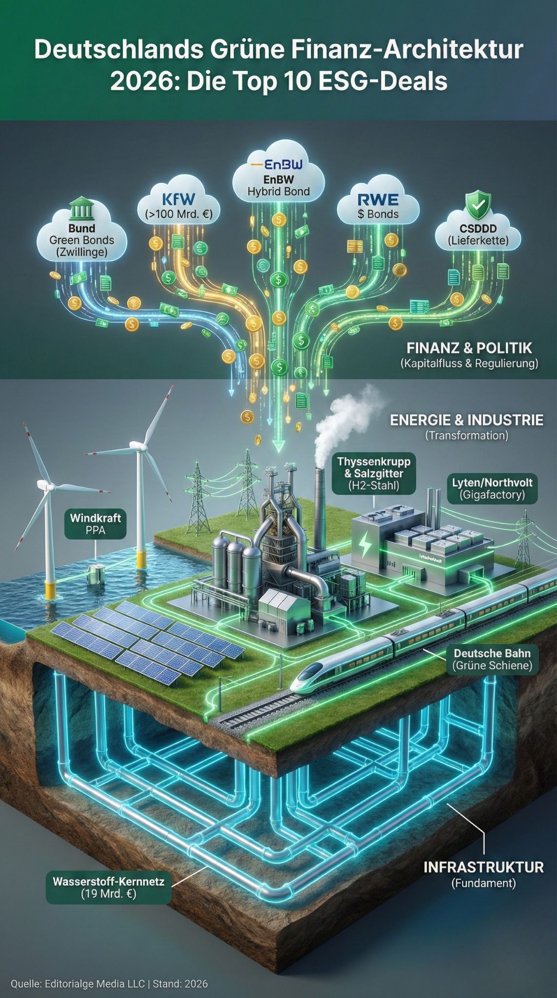 grüne Finanzierung ESG-Deals Deutschland