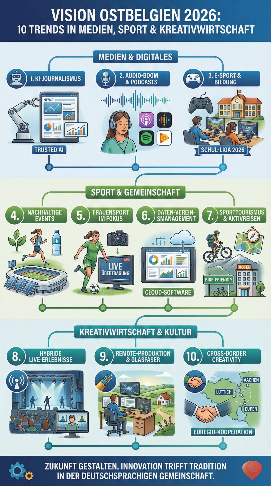 Medien Sport Kreativwirtschaft Trends Belgien