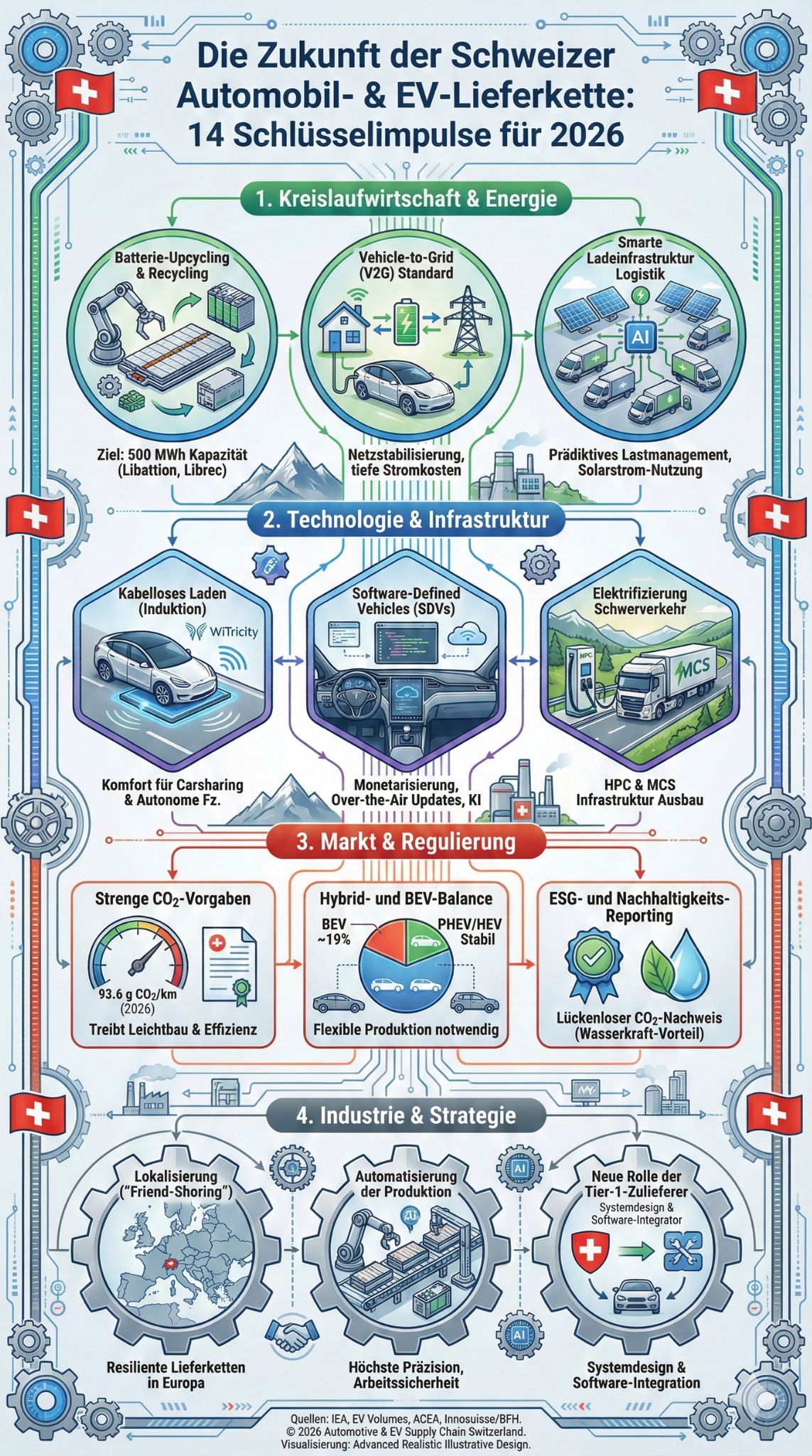 Automobil- und EV-Lieferkette Schweiz