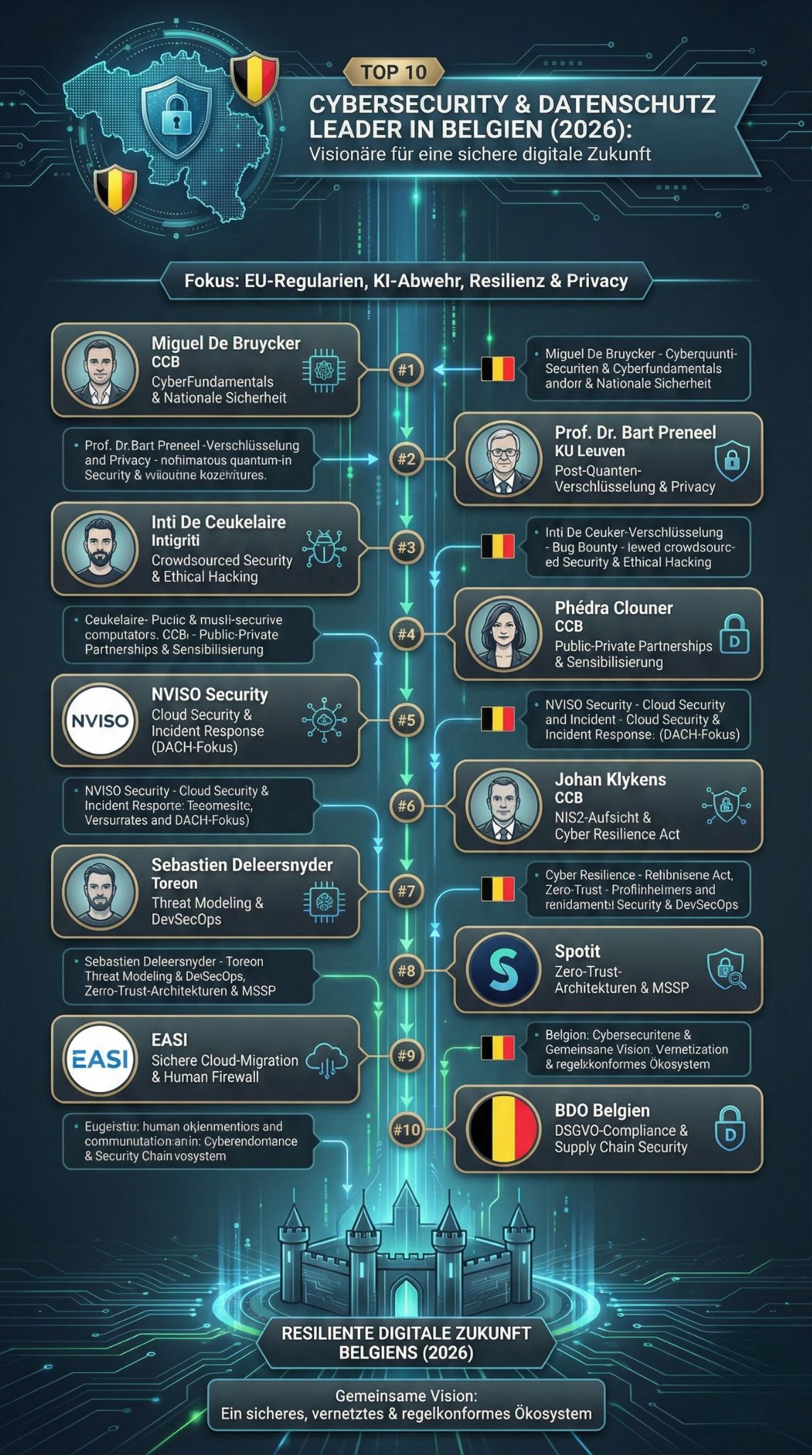 Cybersecurity und Datenschutz Leader in Belgien