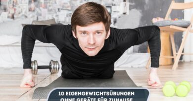 Eigengewichtsübungen ohne Geräte