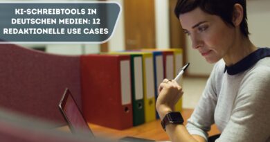 KI-Schreibtools in deutschen Medien