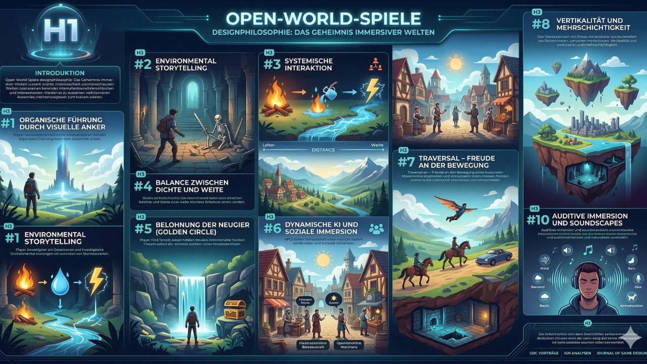 Open-World-Spiele Designphilosophie
