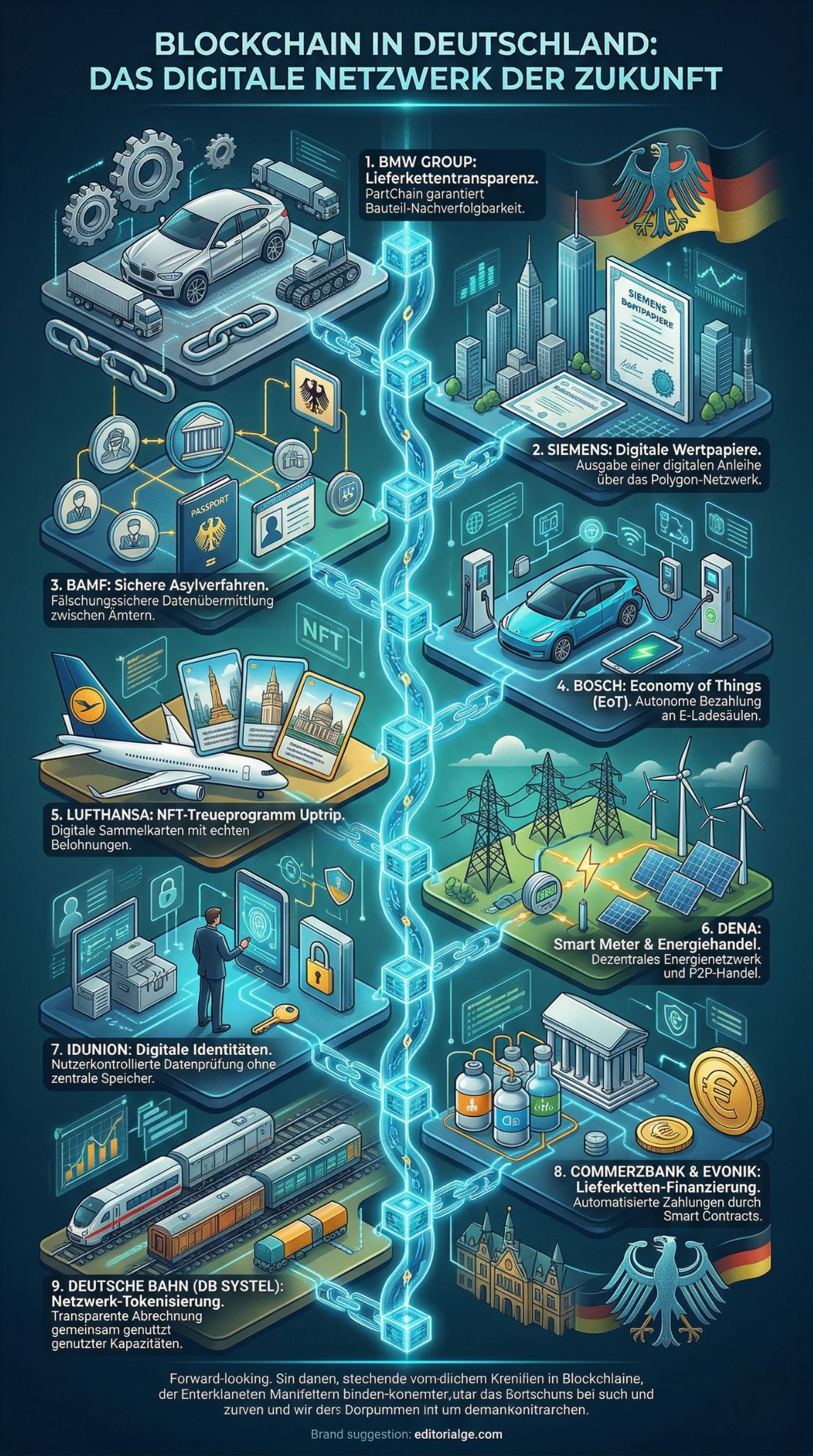 Blockchain-Anwendungen in Deutschland