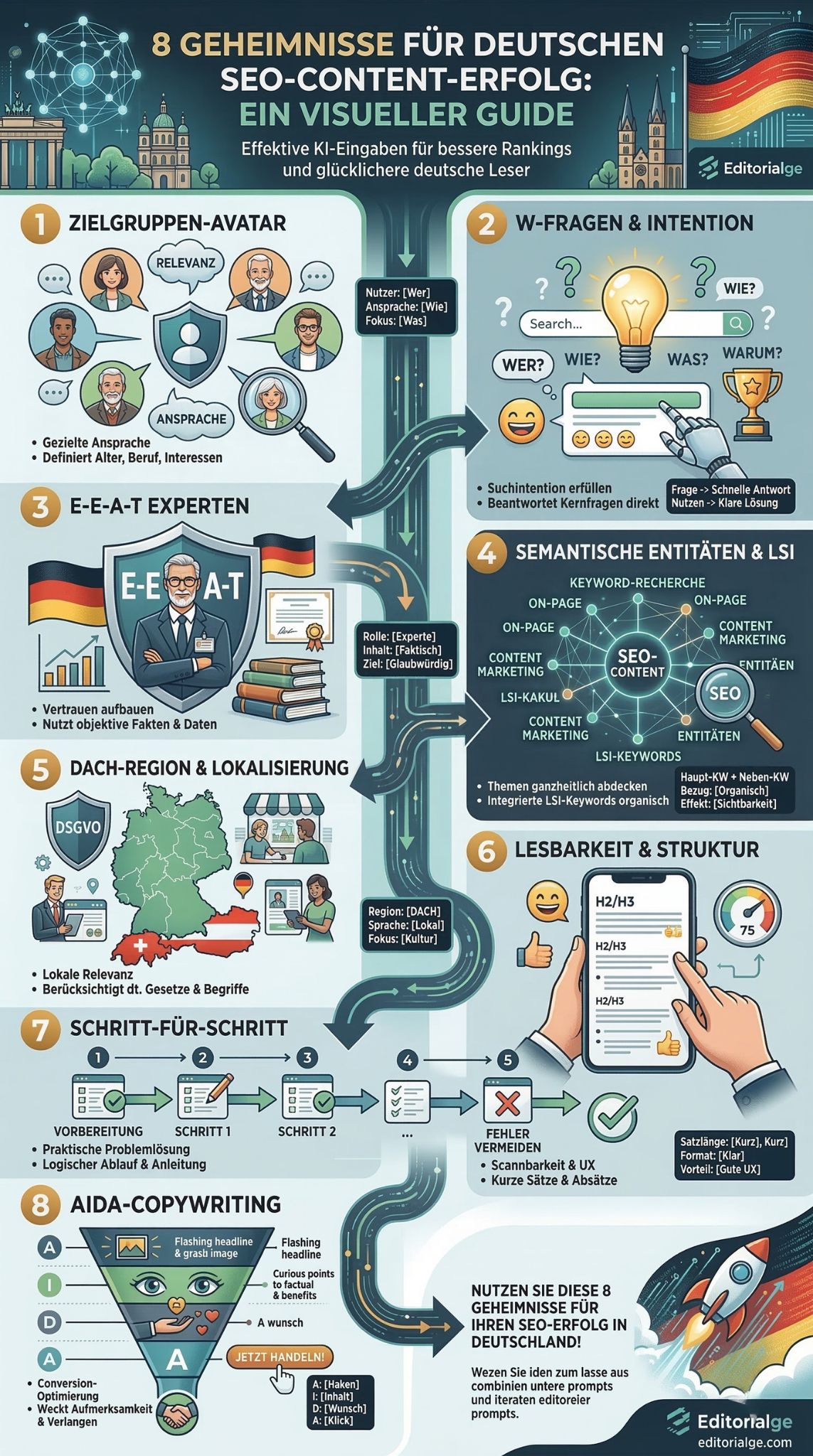 Prompt-Strukturen für SEO-Content