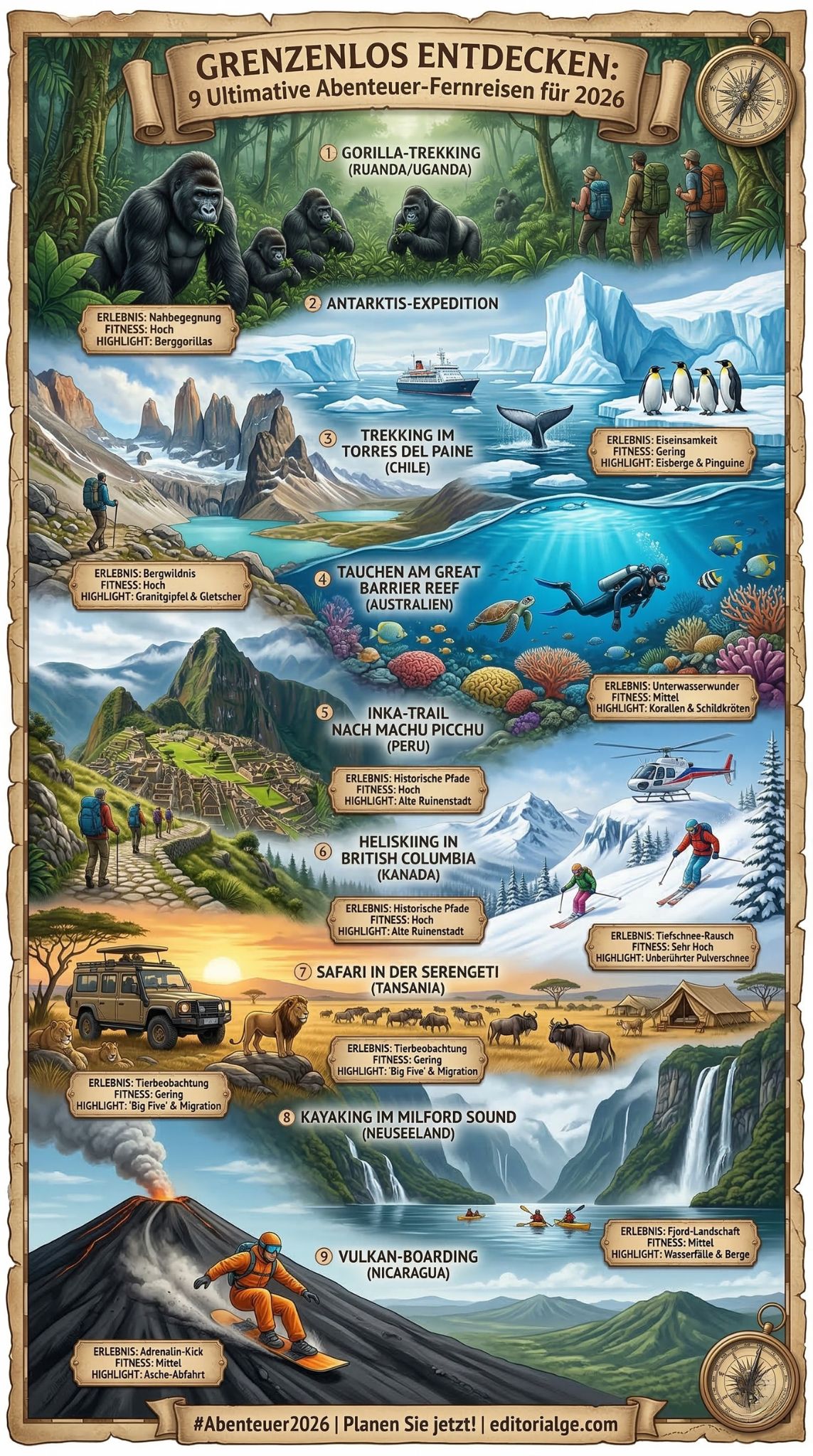 Abenteuertourismus Erfahrungen