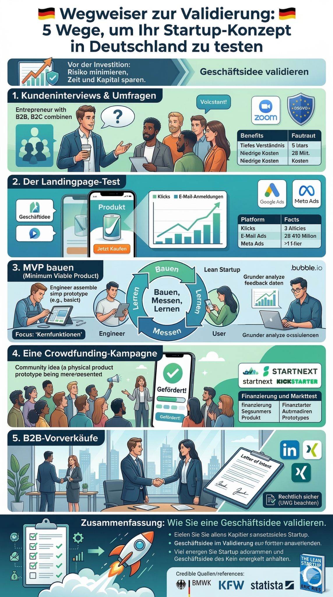 Geschäftsidee validieren