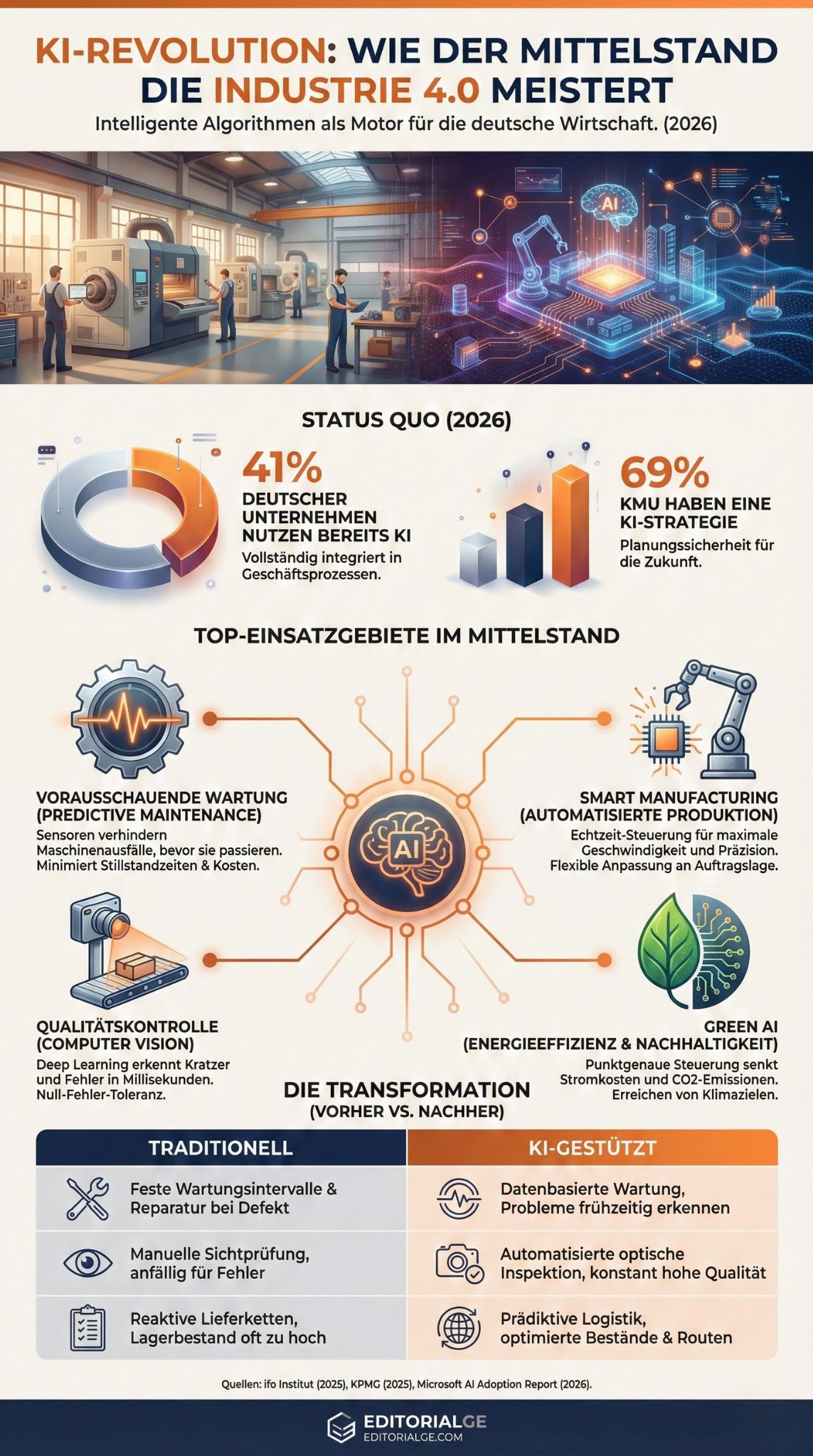 KI in der deutschen Industrie und im Mittelstand