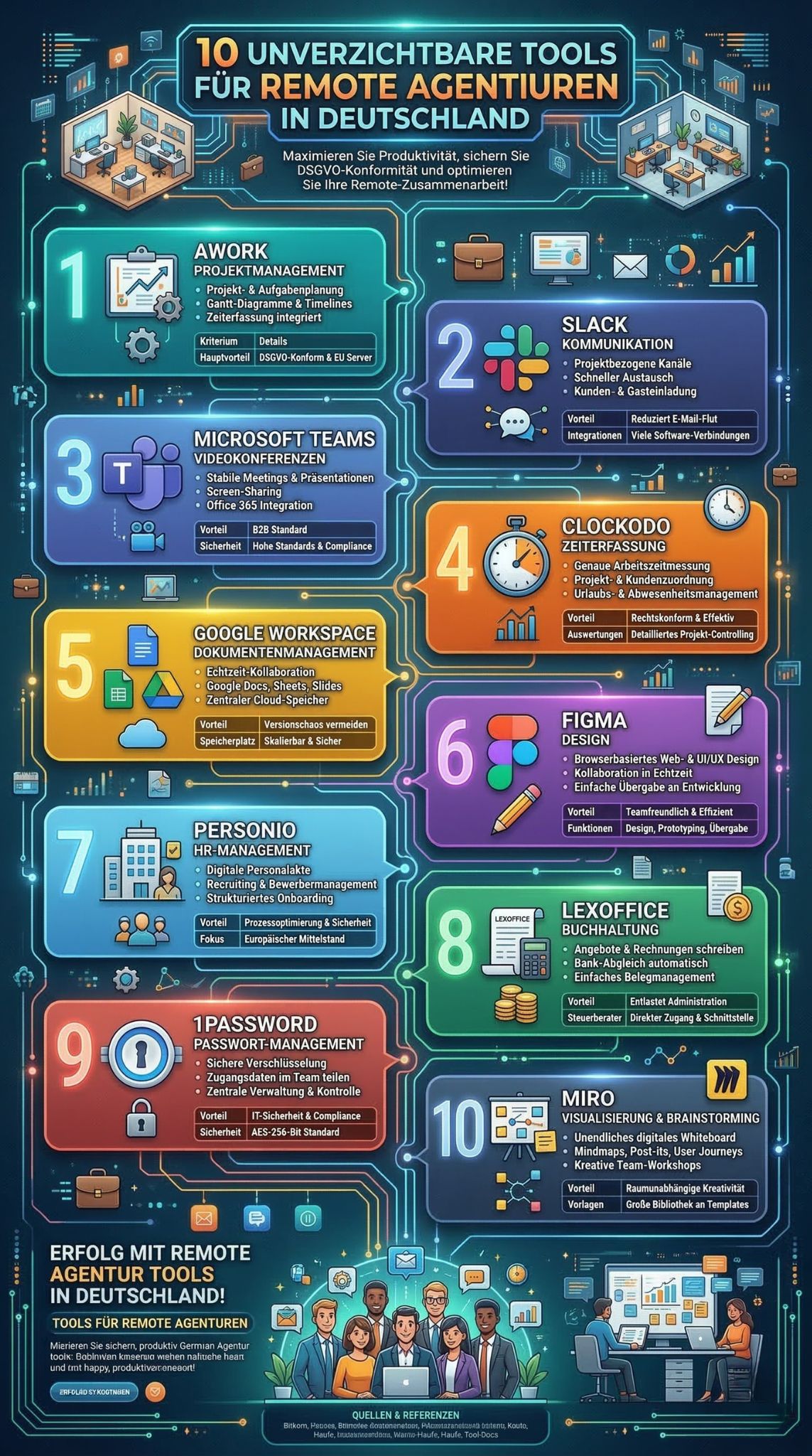 Tools für Remote Agenturen