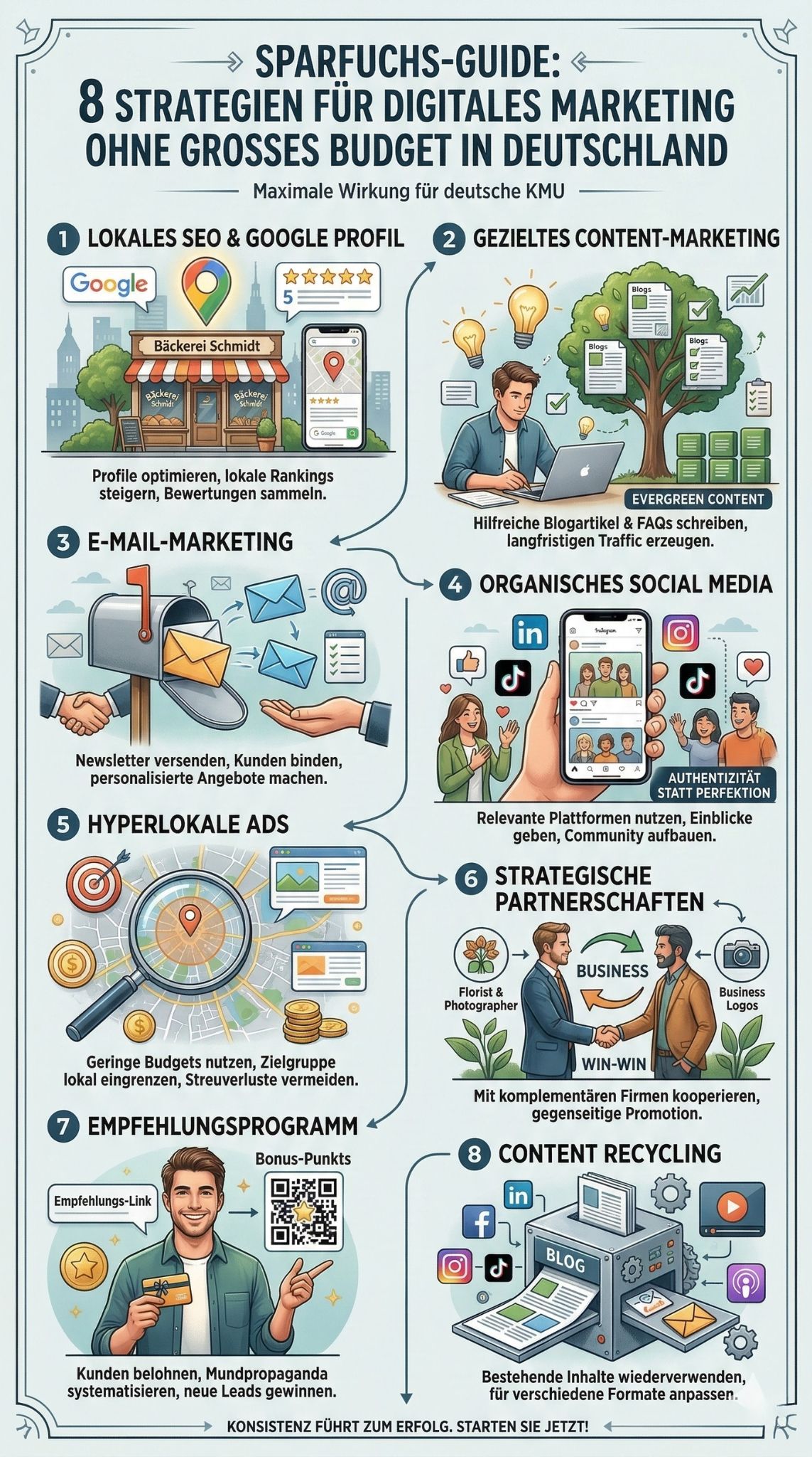 Digitales Marketing für kleines Budget