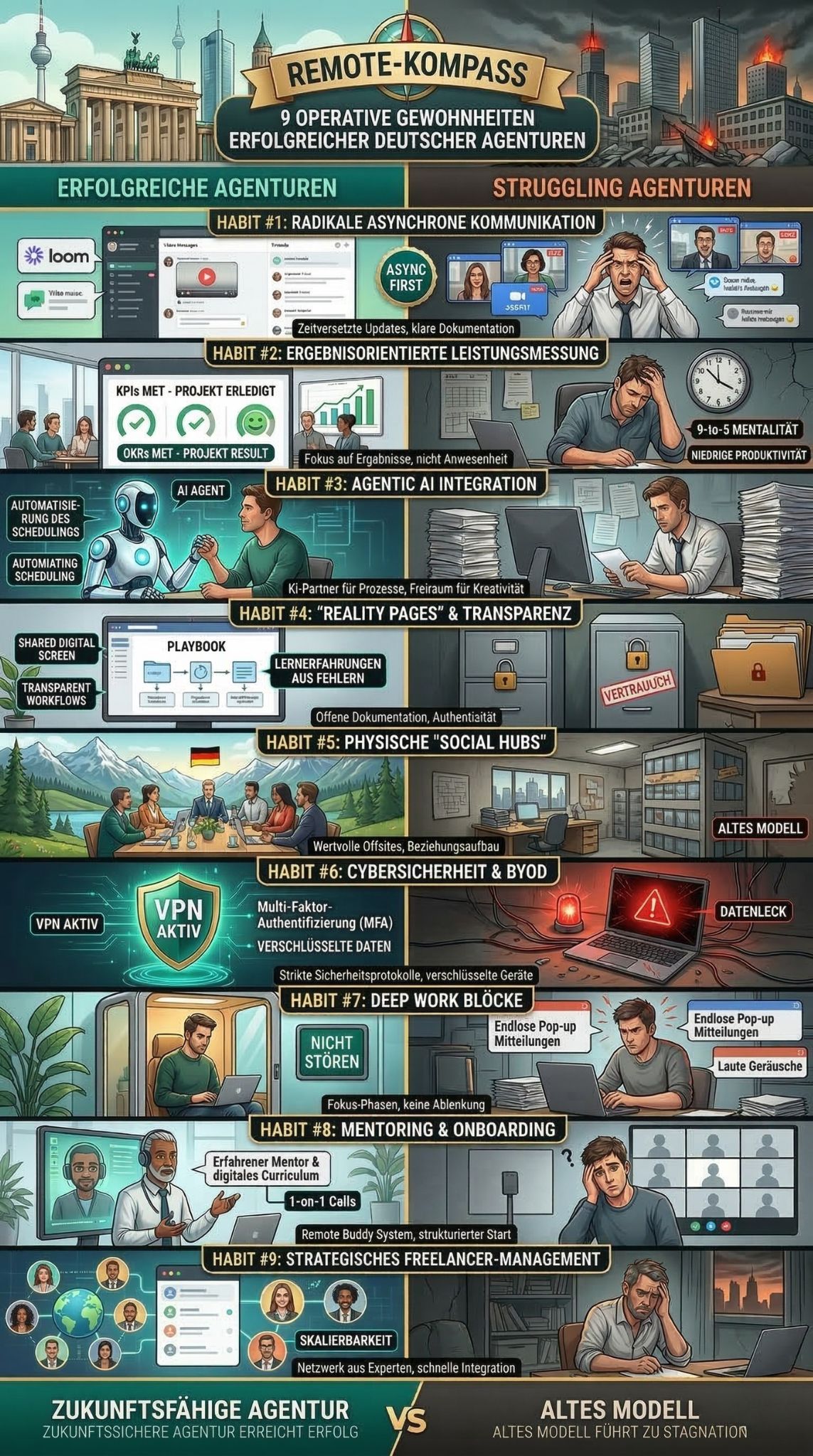 Erfolgreiche Remote-Agenturen