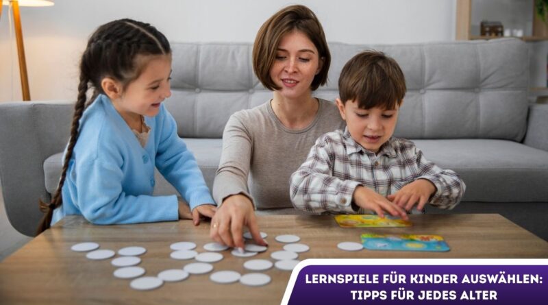 Lernspiele für Kinder auswählen