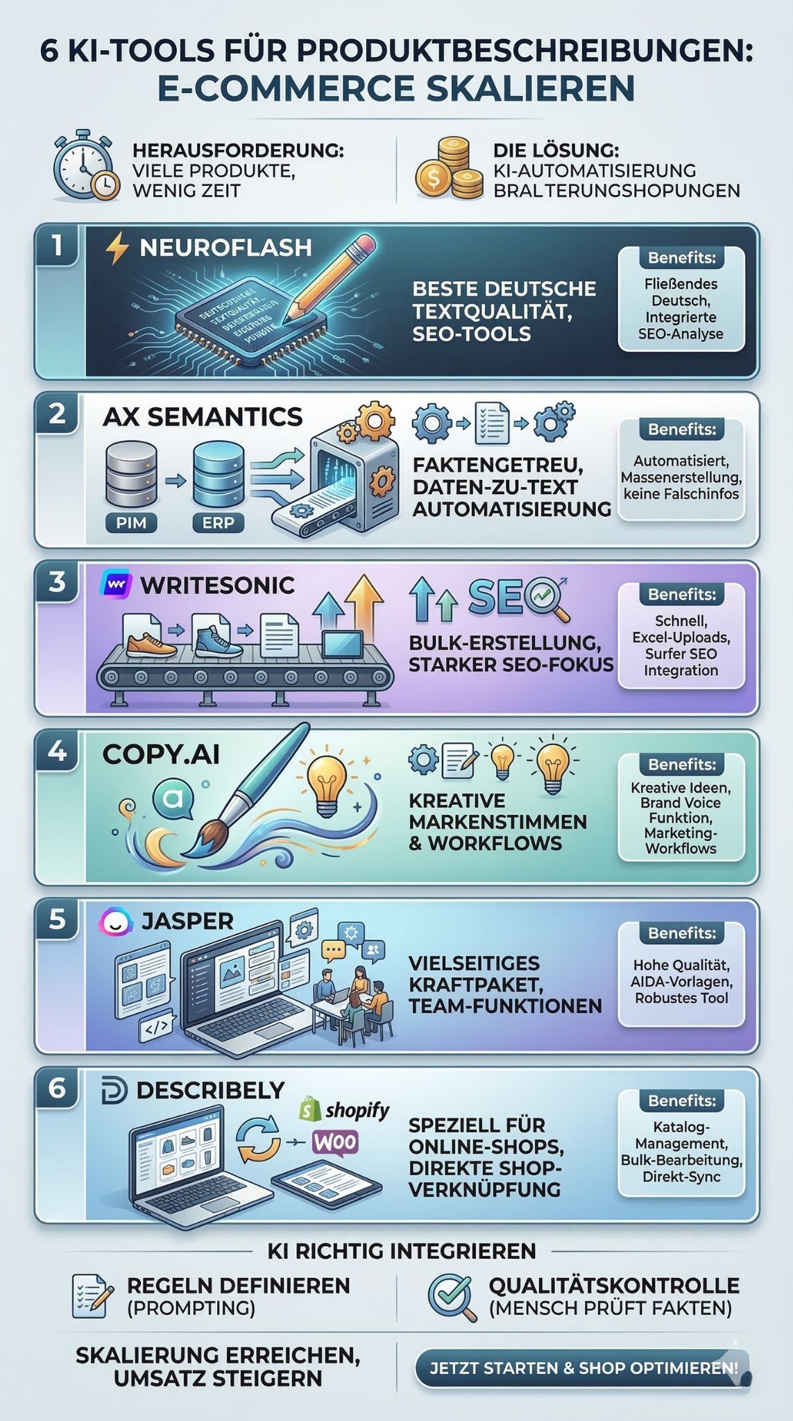 KI-Tools für Produktbeschreibungen
