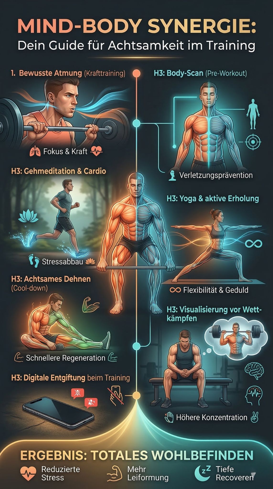 Achtsamkeit und körperliches Training