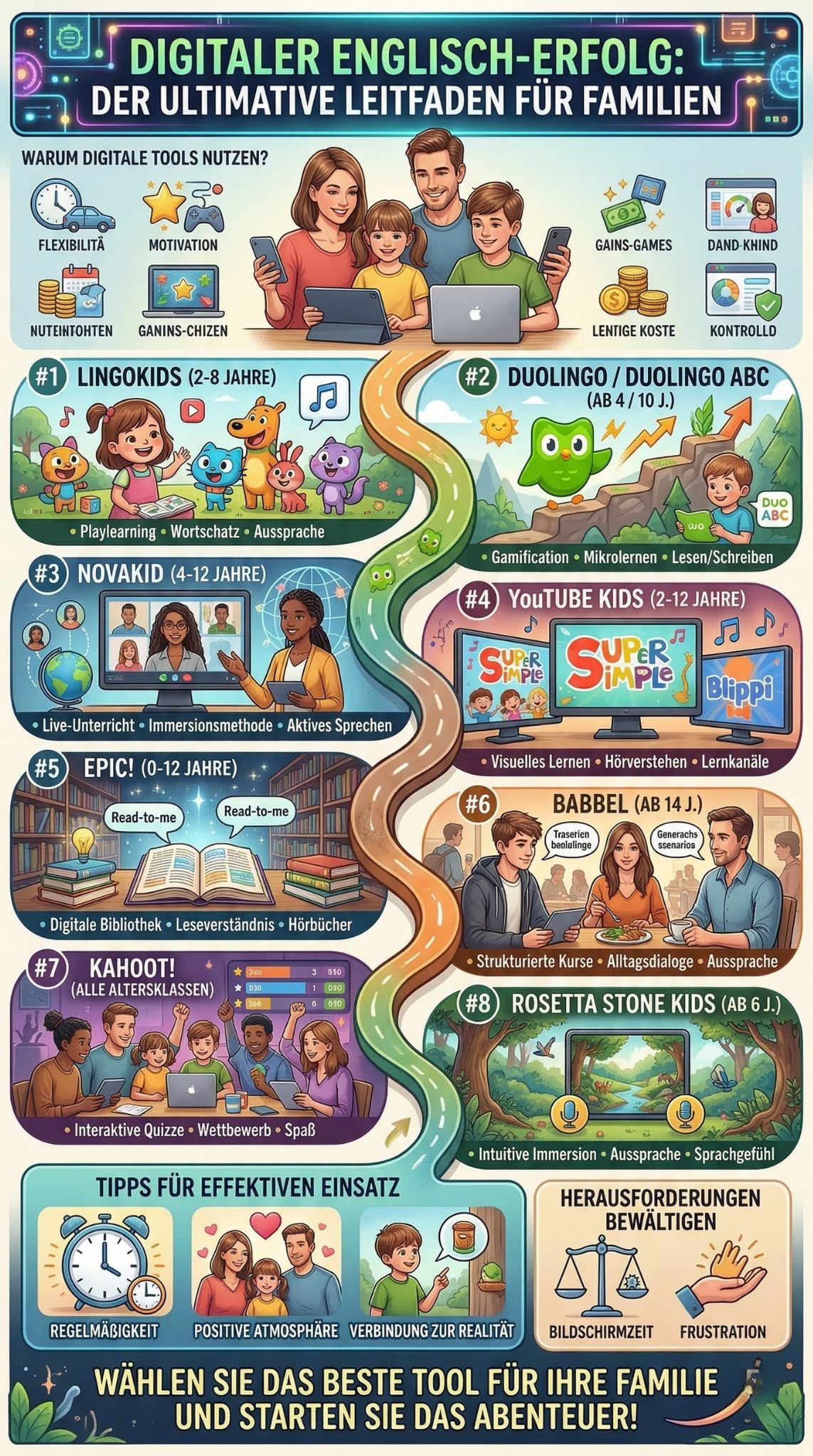 Digitale Tools zum Englischlernen