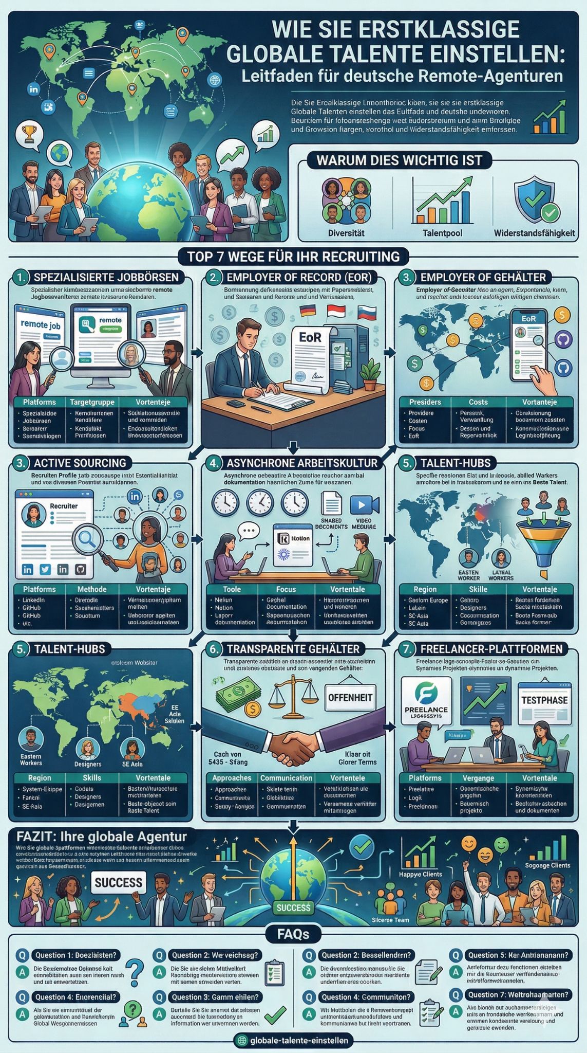 globale Talente einstellen