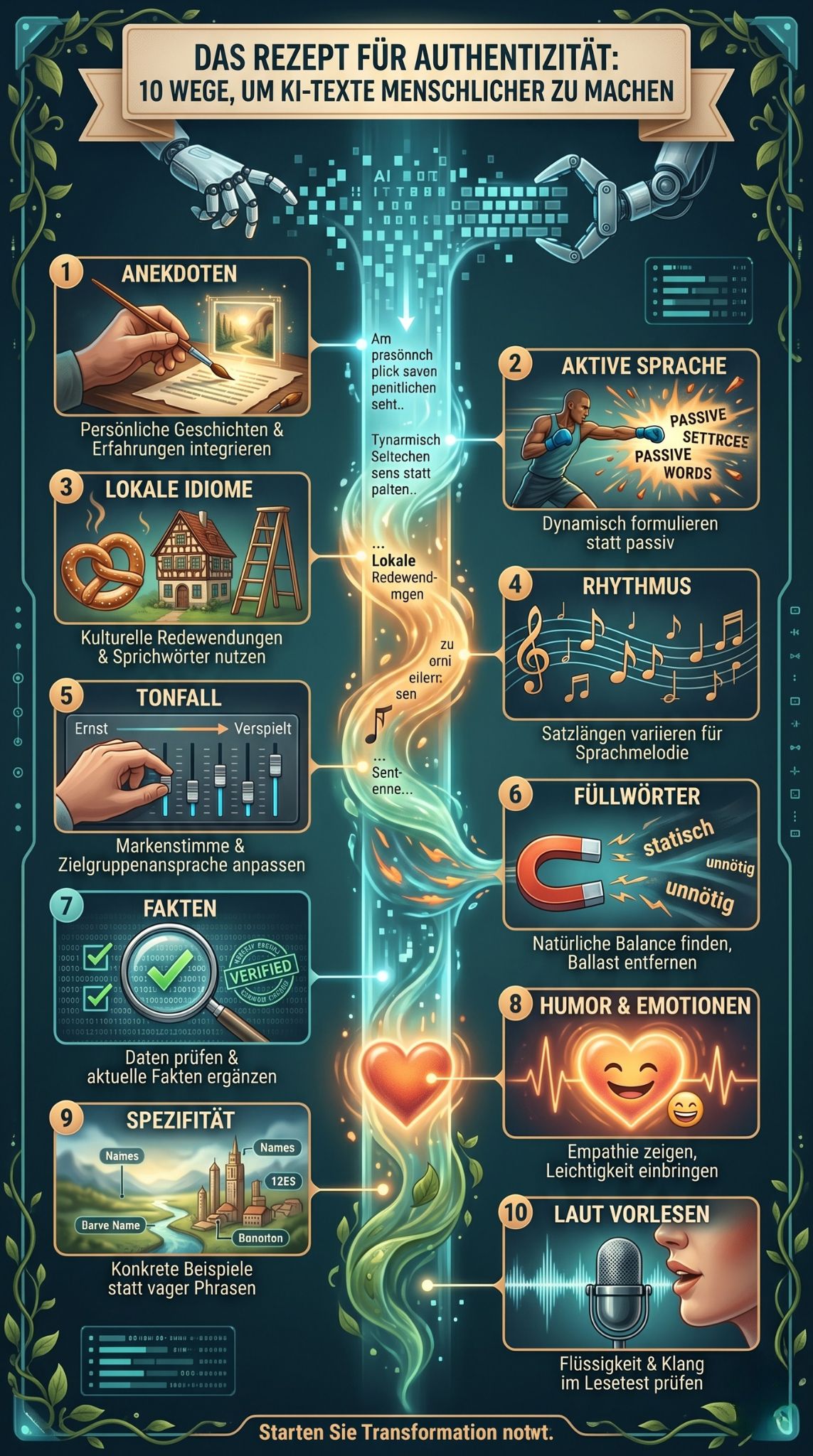 KI-Texte menschlicher machen