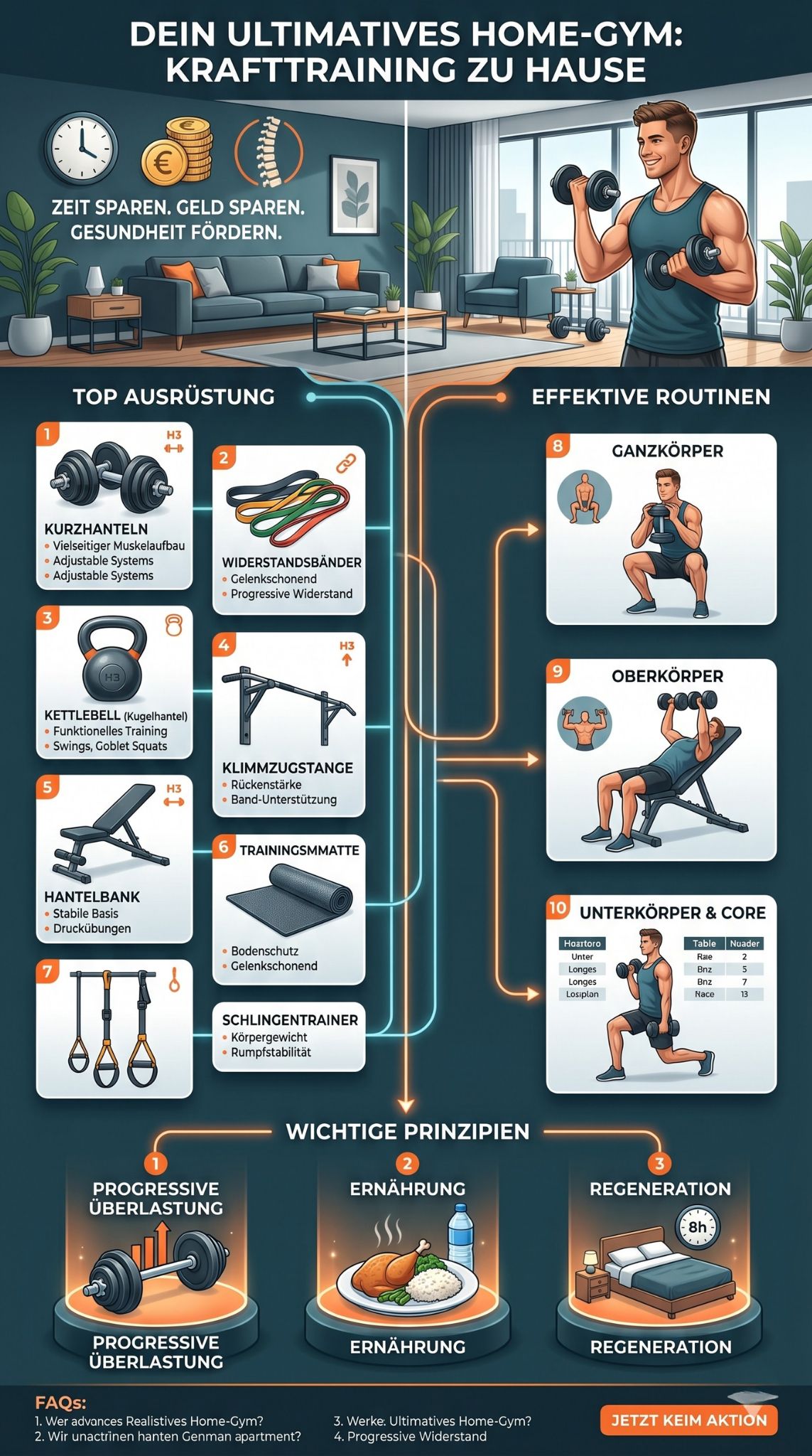 Krafttraining zu Hause