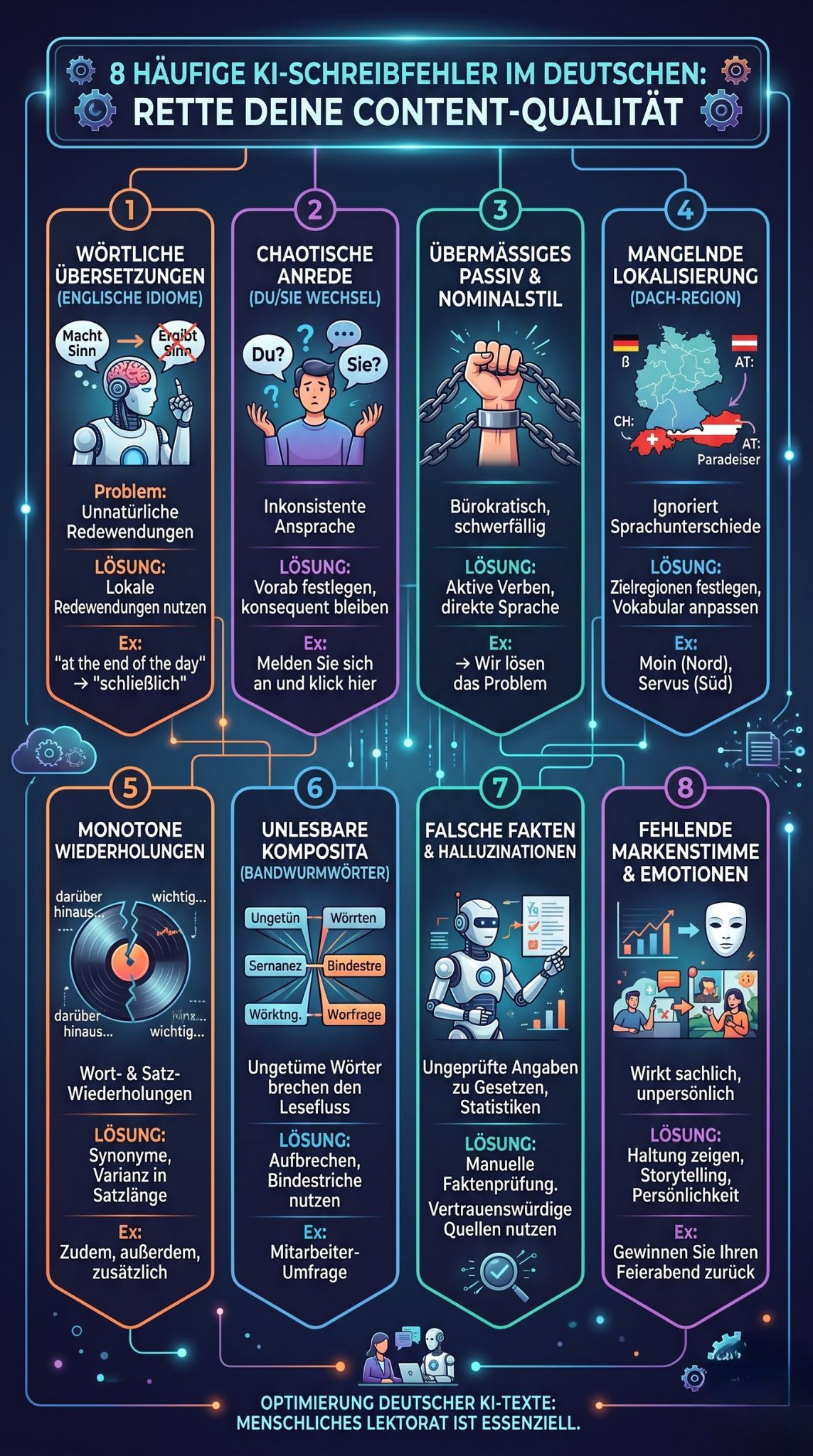 KI Schreibfehler im Deutschen