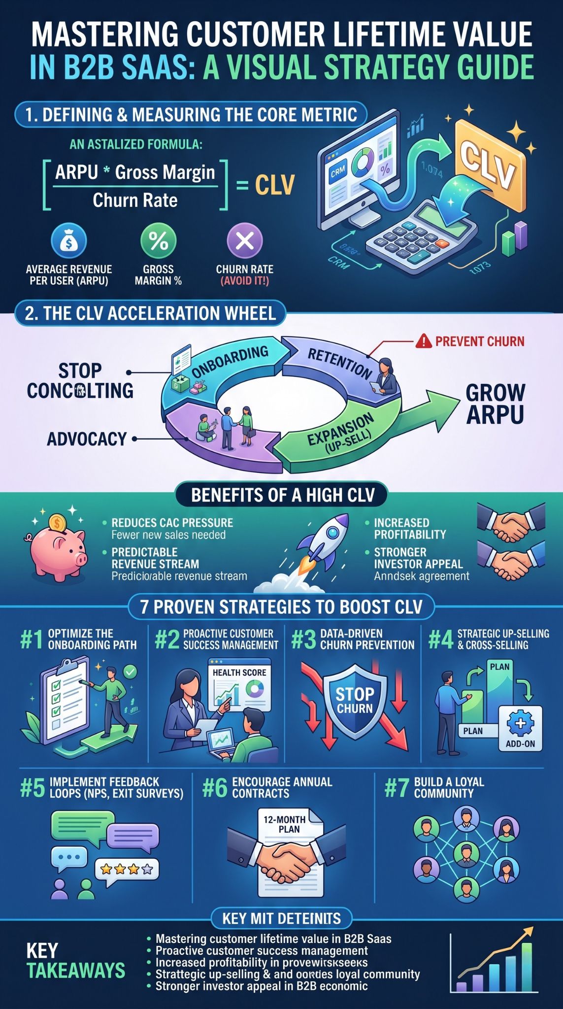 Customer Lifetime Value in B2B SaaS