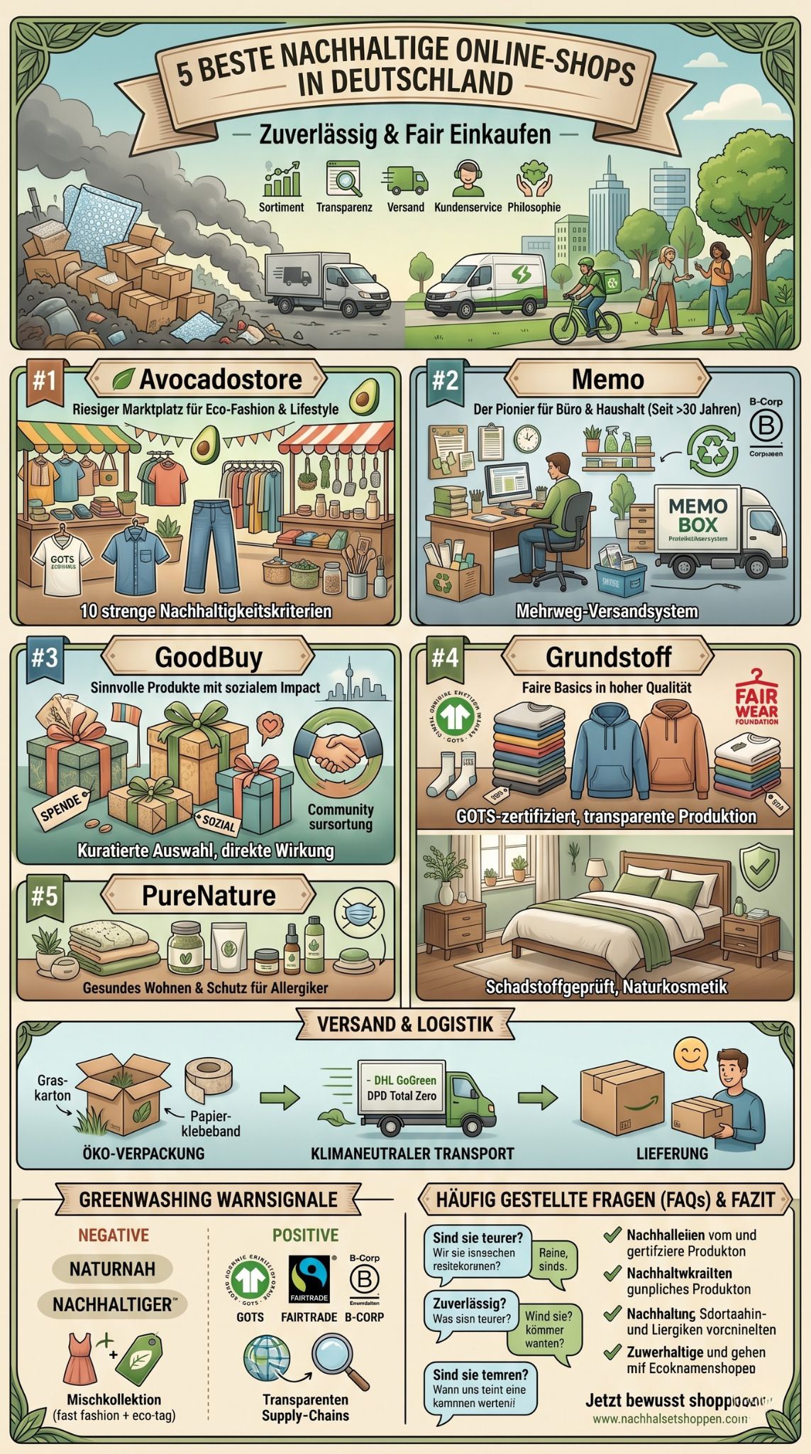 Nachhaltige Online-Shops in Deutschland