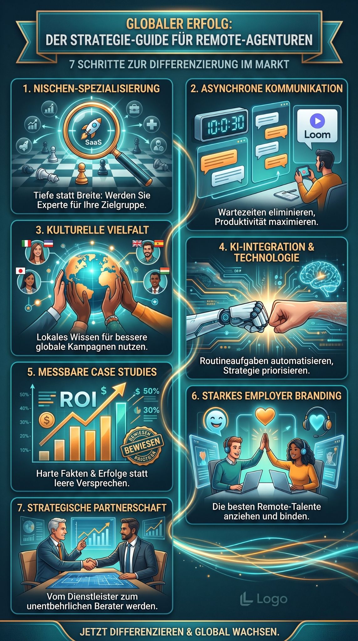 Remote Agentur differenzieren