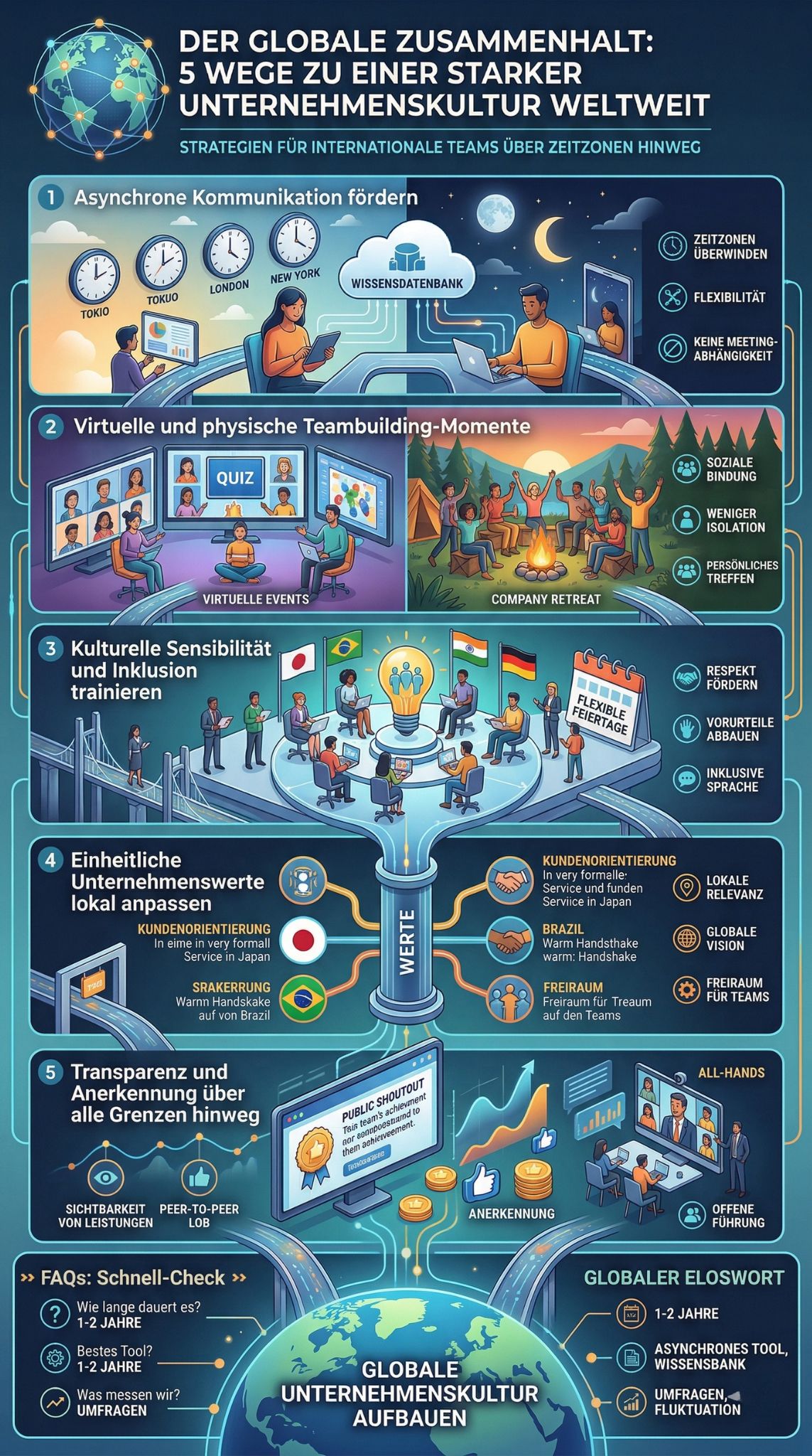 Globale Unternehmenskultur aufbauen