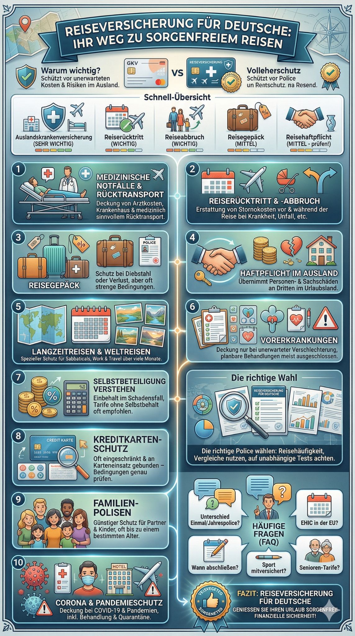Reiseversicherung für Deutsche
